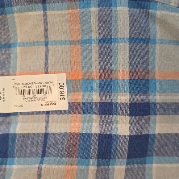 JUMPING BEANS TODDLER BOYS BLUE PLAID SHORTS SIZE 5T - Picture 3 of 10